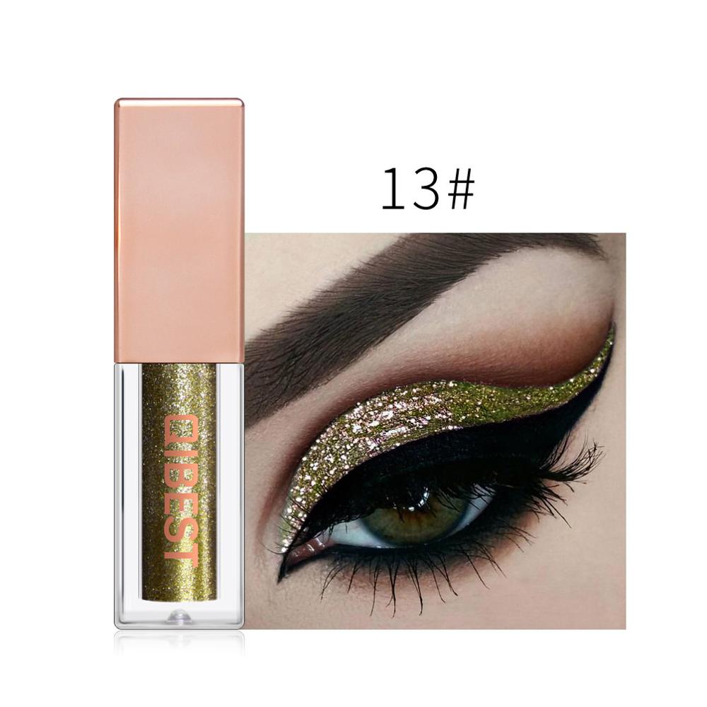 Black Glitter Eyeshadow Shimmer Eye Pigment Nude Makeup Waterproof Festival Eyes Metallic Smokey Eye Shadow Liquid Cosmetics